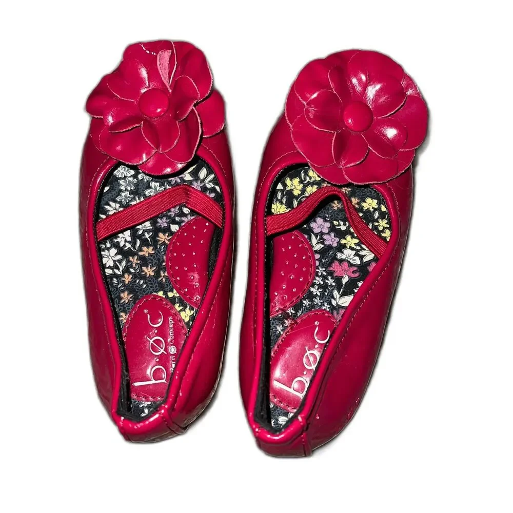 Born Concept Red Dress Shoes Toddler Girl 7